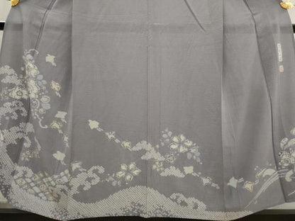 平和屋着物＊夏物　西洞院辻が花　大脇一心　訪問着　絽縮緬　絞り　辻が花　正絹　逸品　AABL1468st