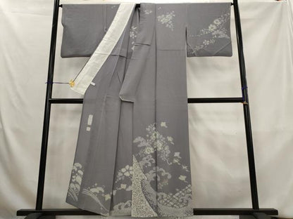 平和屋着物＊夏物　西洞院辻が花　大脇一心　訪問着　絽縮緬　絞り　辻が花　正絹　逸品　AABL1468st