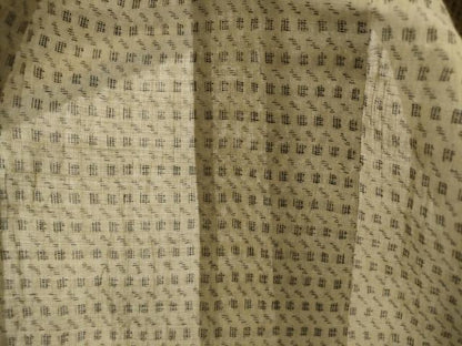 平和屋着物＊夏物　男性　本場小千谷ちぢみ　絣文様　麻　逸品　AABL1473st