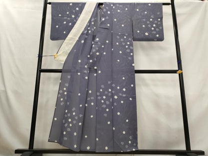平和屋着物＊夏物　小紋　絽　絞り　あられ　正絹　逸品　AABL1492st