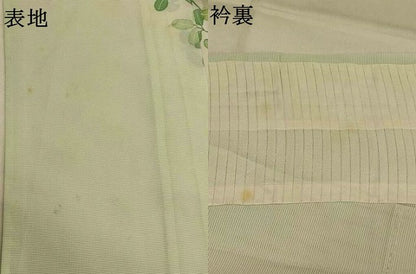 平和屋着物＊夏物　訪問着　絽　草花文　正絹　逸品　AABL1497st