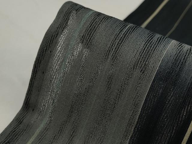 平和屋着物＊夏物　お召　紋紗　間道　正絹　逸品　AABL1501st