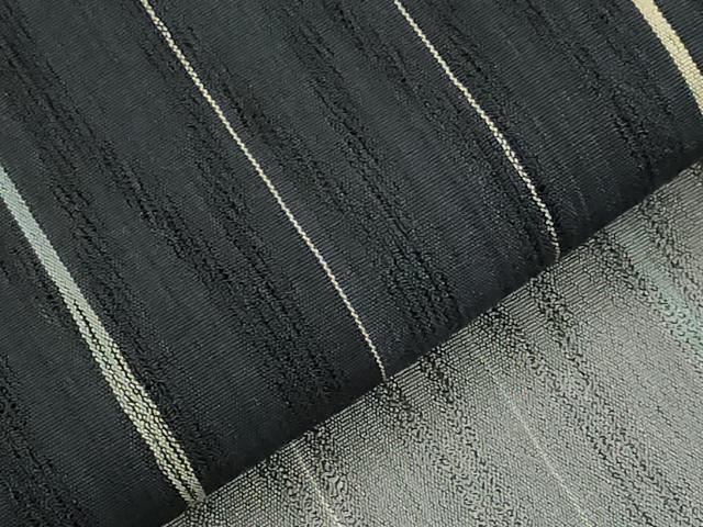 平和屋着物＊夏物　お召　紋紗　間道　正絹　逸品　AABL1501st