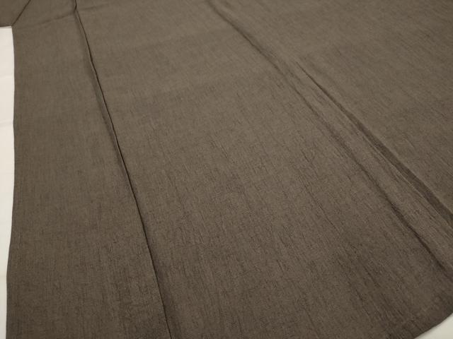 平和屋着物＊夏物　色無地　紗　赤墨　洗える着物　AABL1512st