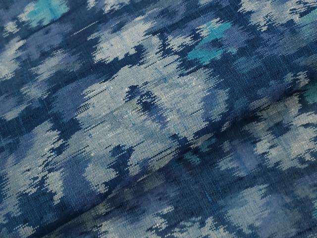 平和屋着物＊夏物　紗紬　花尽くし　正絹　逸品　AABL1515st