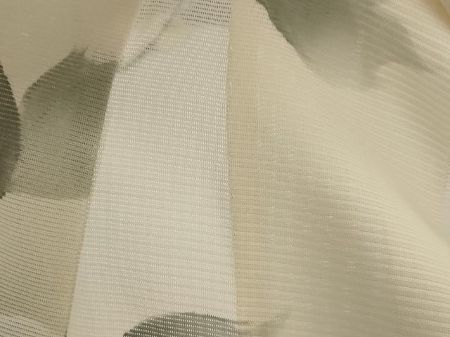 平和屋着物＊夏物　小紋　絽　枝花文　正絹　逸品　AABL1535st