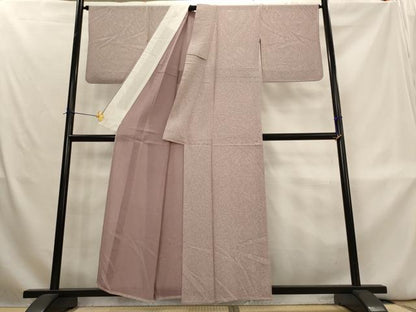 平和屋着物＊夏物　小紋　絽　霞文　三越扱い　正絹　逸品　AABL1537st