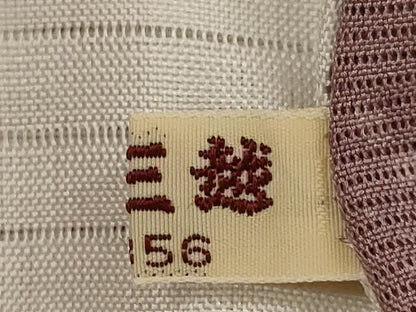 平和屋着物＊夏物　小紋　絽　霞文　三越扱い　正絹　逸品　AABL1537st