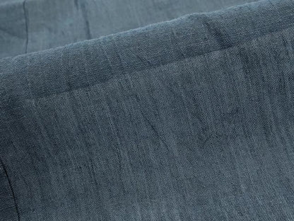 平和屋着物＊夏物　男性　本場小千谷ちぢみ　褐返色　キングサイズ　麻　逸品　AABL1550st