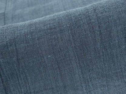 平和屋着物＊夏物　男性　本場小千谷ちぢみ　紺鼠色　麻　逸品　AABL1551st