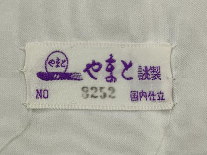 平和屋着物＊夏物　小紋　紗　間道　やまと誂製　洗える着物　AABL1556st