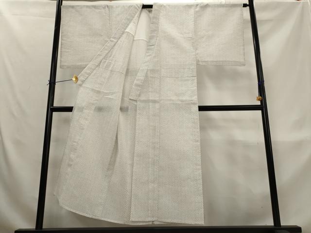 平和屋着物＊夏物　男性　小紋　浴衣兼用　絣文様　AABL1558st