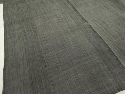 平和屋着物＊夏物　本場小千谷ちぢみ　縞　麻　逸品　AABL1566st