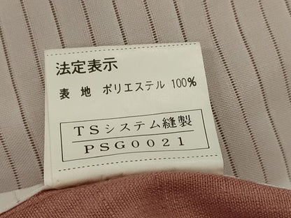平和屋着物＊夏物　小紋　紗　雪輪桜文　洗える着物　AABL1589st