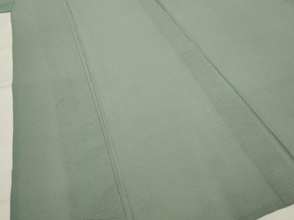 平和屋着物＊夏物　色無地　紗綾形紋紗　水浅葱色　正絹　逸品　AABL1590st