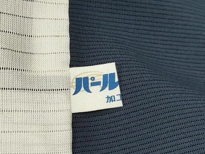 平和屋着物＊夏物　訪問着　絽　刺繍　流水花文　金彩　正絹　逸品　AABL1594st