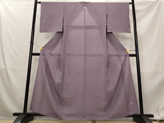平和屋着物＊夏物　小紋師　飯島輝也　江戸小紋　鮫小紋柄　正絹　逸品　AABL1606st