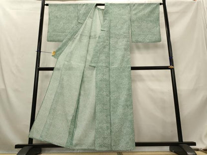 平和屋着物＊夏物　江戸小紋　絽　風景文　洗える着物　AABL1620st