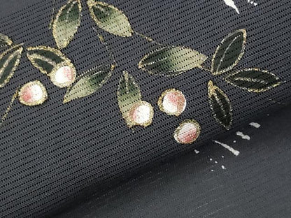 平和屋着物＊夏物　訪問着　絽　色紙重ね文　金彩　正絹　逸品　AABL1634st