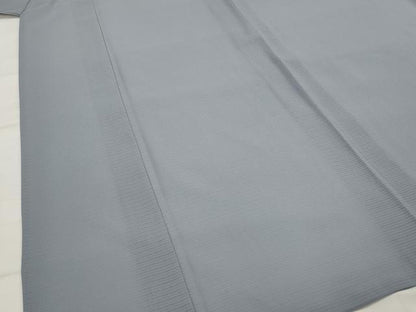 平和屋着物＊夏物　色無地　絽縮緬　藤鼠色　洗える着物　AABL1636st