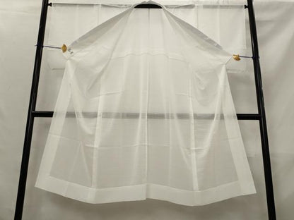 平和屋着物＊夏物　洗える最高級着物　＜英＞はなぶさ謹製　長襦袢　絽縮緬　白色　洗える着物　AABL1637st