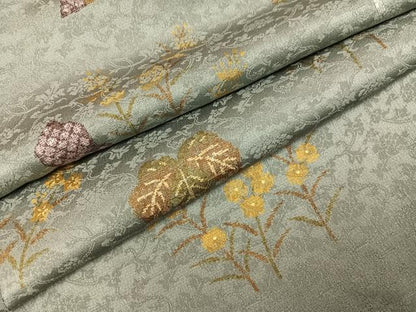 平和屋着物●訪問着　草花文　正絹　逸品　AABL1646ph