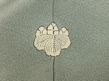 平和屋着物●十日町友禅作家　一梗　訪問着　枝花文　正絹　逸品　AABL1653ph