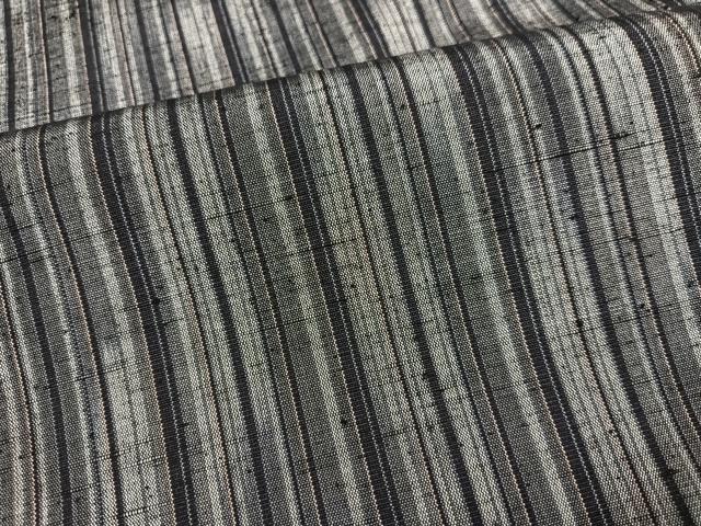平和屋着物●上質な紬　間道　正絹　逸品　AABL1663ph