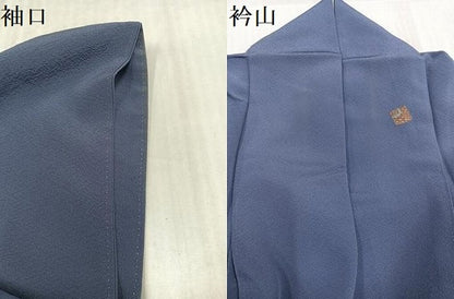 平和屋着物●訪問着　総刺繍　色紙草花文　金糸　正絹　逸品　AABL1664ph