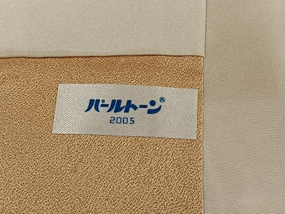 平和屋着物●訪問着　駒刺繍　草花文　暈し染め　金彩　正絹　逸品　AABL1666ph