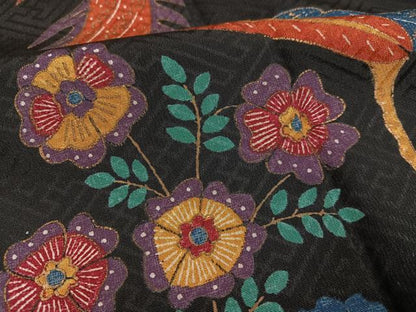 平和屋着物●訪問着　鳳凰花蝶文　金彩　正絹　逸品　AABL1677ph