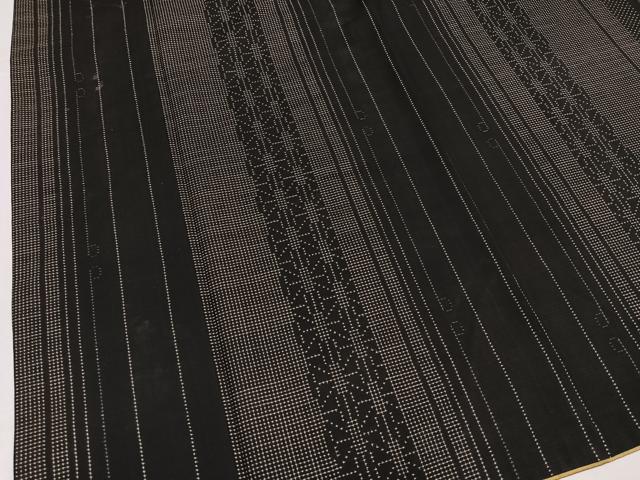 平和屋着物●本場大島紬　間道　正絹　逸品　AABL1680ph