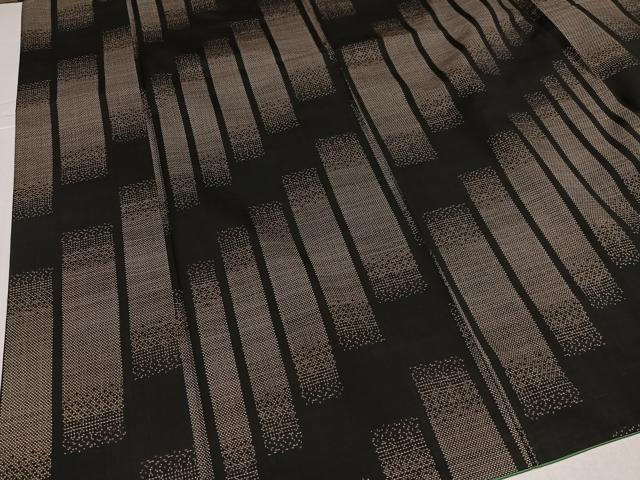 平和屋着物●本場大島紬　9マルキ　間道　小田急百貨店扱い　正絹　逸品　AABL1684ph