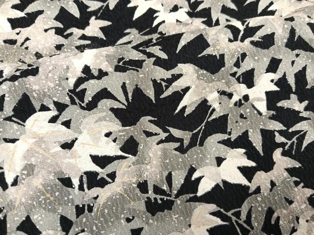 平和屋着物●訪問着　草花文　金彩　正絹　逸品　AABL1691ph