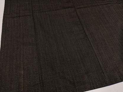 平和屋着物●男性　紬　縞　正絹　逸品　AABL1719ph