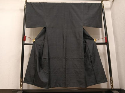 平和屋着物●男性　本場大島紬　横段文　正絹　逸品　AABL1720ph