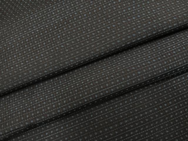 平和屋着物●男性　本場大島紬　横段文　正絹　逸品　AABL1720ph