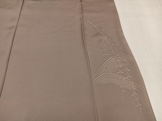平和屋着物●訪問着　渡橋立波花文　正絹　逸品　AABL1731ph