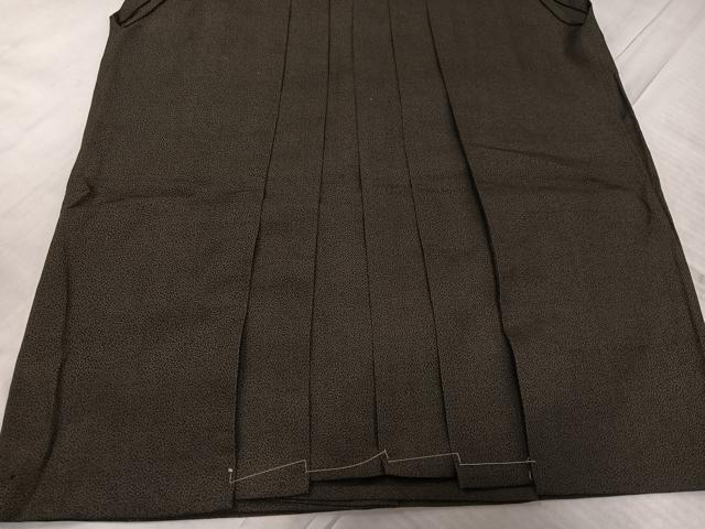 平和屋着物●男性　行灯袴　幾何学文様　正絹　逸品　未使用　AABL1732ph