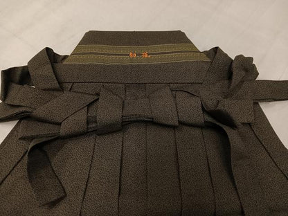 平和屋着物●男性　行灯袴　幾何学文様　正絹　逸品　未使用　AABL1732ph