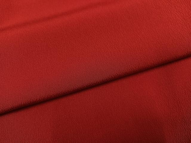 平和屋着物●小振袖　二尺袖　色無地　紅海老茶色　洗える着物　AABL1753ph