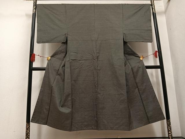 平和屋着物▼男性　本場大島紬　100亀甲　総詰め　正絹　逸品　AABL1785ph