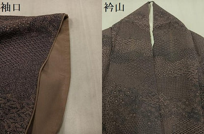 平和屋着物●江戸小紋　寄せ小紋柄　正絹　逸品　AABL1789ph
