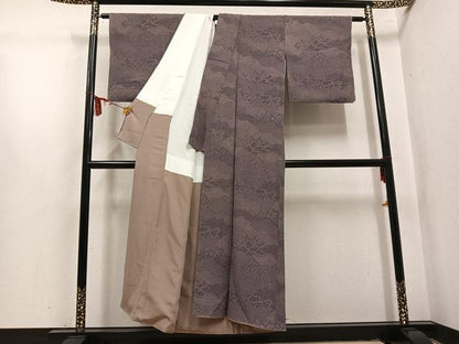 平和屋着物●江戸小紋　寄せ小紋柄　正絹　逸品　AABL1789ph
