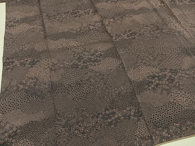 平和屋着物●江戸小紋　寄せ小紋柄　正絹　逸品　AABL1789ph