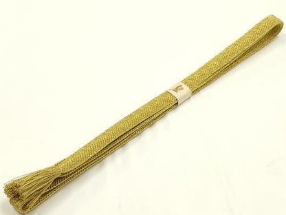 平和屋着物●和装小物　上質な帯締め　礼装用　皇結び　純金糸　撚り房　逸品　未使用　AABL1844ay