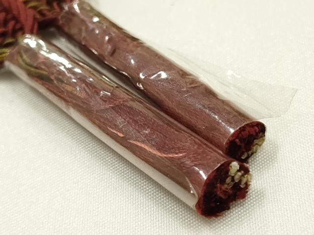 平和屋着物＊夏物　和装小物　上質な帯締め　大正十四年創業 和装小物の老舗 三ッ杵印 紐の渡敬　レース組　逸品　未使用　AABL1845ay