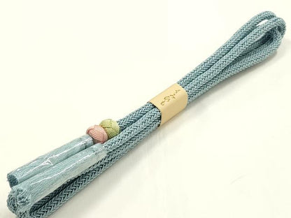 平和屋着物＊夏物 和装小物 上質な帯締め 大正十四年創業 和装小物の老舗 三ッ杵印 紐の渡敬 レース組 丸組 小田巻 逸品 未使用 AABL1852ay