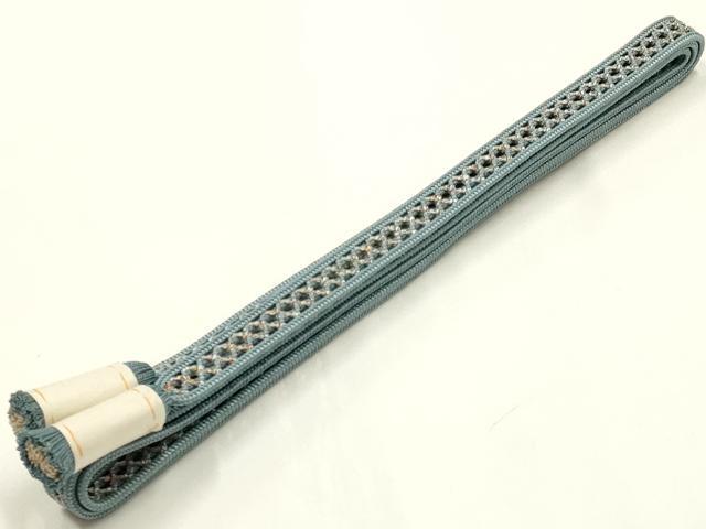 平和屋着物＊夏物　和装小物　上質な帯締め　レース組　平組　撚り房　逸品　未使用　AABL1853ay