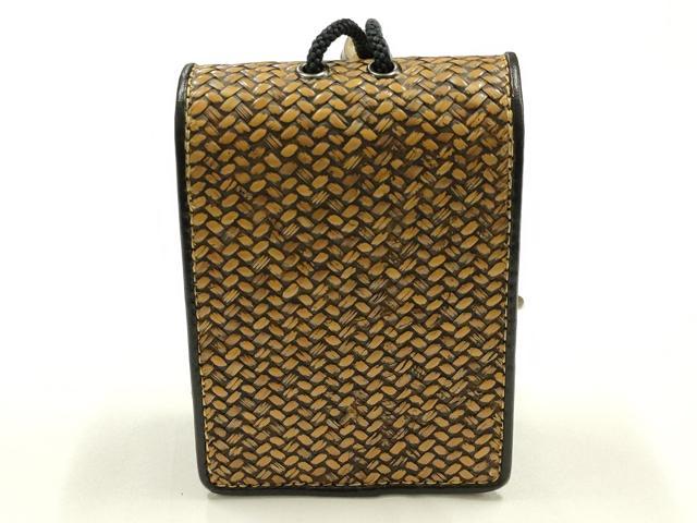 平和屋着物●和装小物　煙草入れ　シガレットケース　網代　逸品　AABL1885ay
